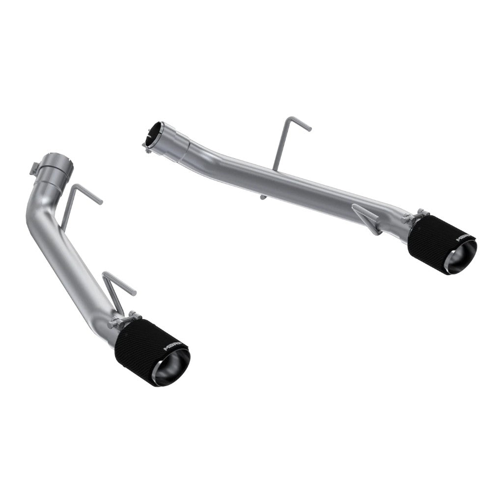 MBRP S72023CF Axle-Back 2.5" Armor Pro (T304 Stainless Steel / Dual with Carbon End Tips) for FORD Mustang GT500 5.4L / GT 4.6L 2005-2010 Photo-0