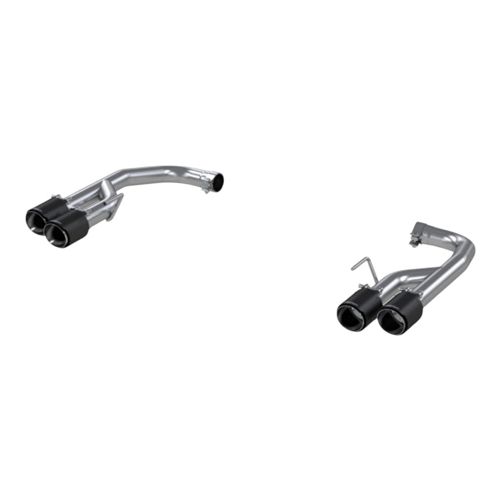 MBRP S72113CF Axle-Back 2.5" Armor Pro (T304 Stainless Steel with Quad Carbon Fiber Tips) for FORD Mustang GT 5.0L 2018-2023 Photo-0