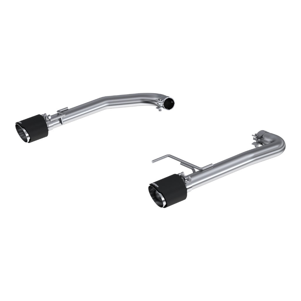 MBRP S72473CF Axle-Back 2.5" Armor Pro (T304 Stainless Steel / Dual with Carbon End Tips) for FORD Mustang 2.3L EcoBoost 2015- Photo-0