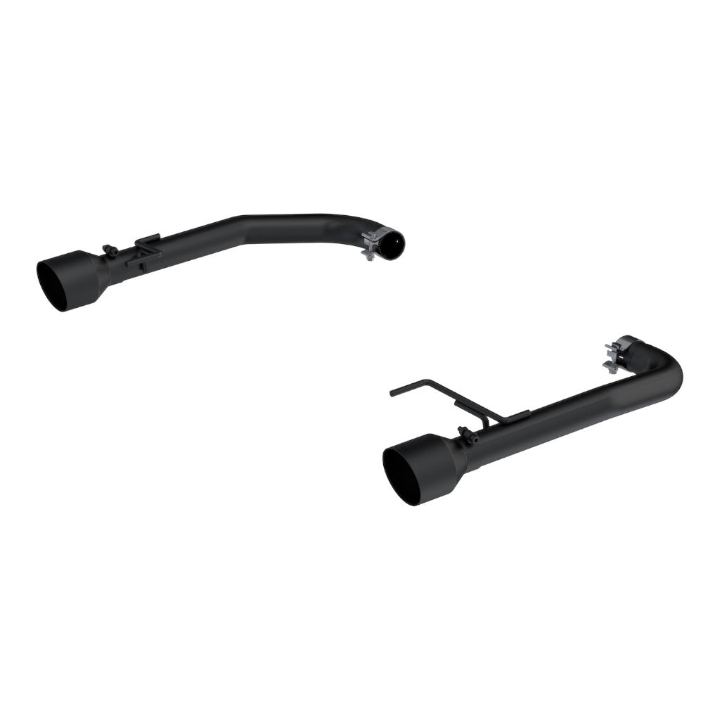 MBRP S7247BLK Axle-Back 2.5" Armor BLK (Black-Coated Aluminized Steel / Dual) for FORD Mustang 2.3L EcoBoost 2015- Photo-0
