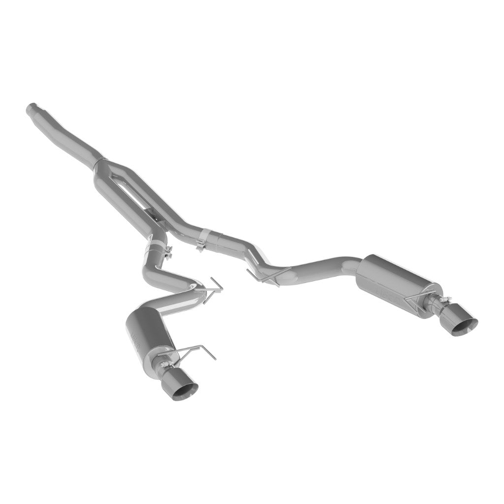 MBRP S7274AL Cat-Back 3" Armor Lite (Aluminized Steel / Dual) for FORD Mustang 2.3 EcoBoost 2019- Photo-0
