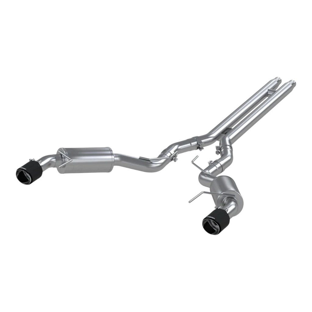 MBRP S72773CF Cat-Back 3" Armor Pro (T304 Stainless Steel / Dual with Carbon Tips) for FORD Mustang GT 5.0L 2015-2017 Photo-0