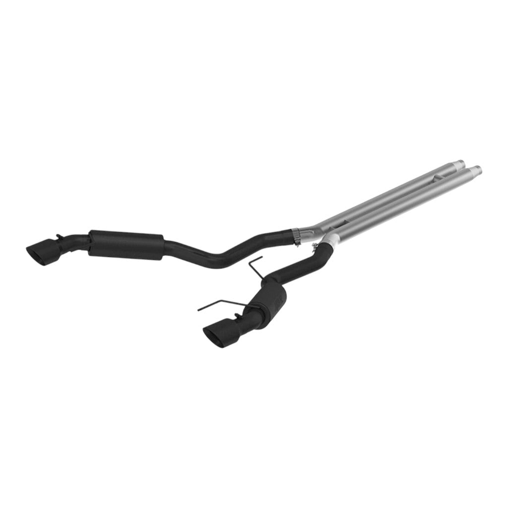 MBRP S7278BLK Cat-Back 3" Armor BLK (Black-Coated Aluminized Steel / Dual) for FORD Mustang GT 5.0L 2015-2017 Photo-0