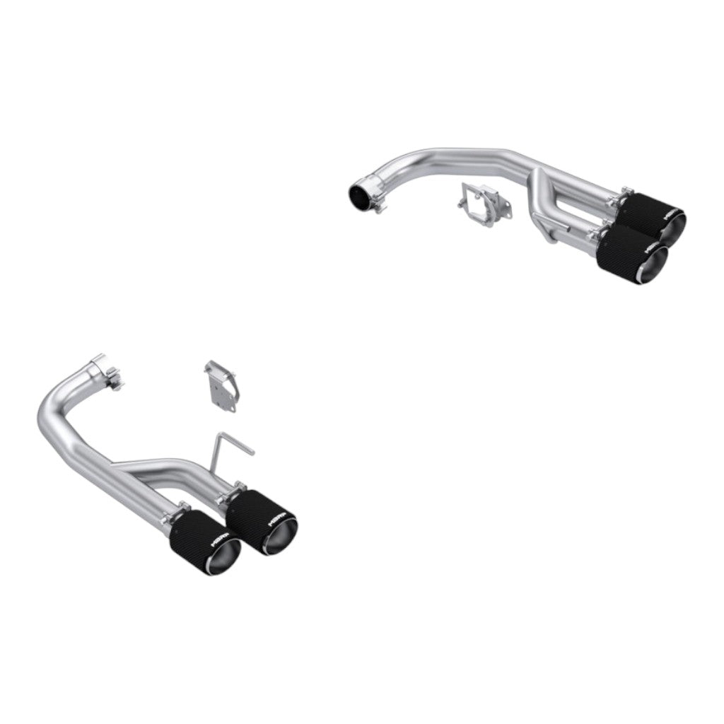 MBRP S72813CF Axle-Back 2.5" Armor Pro (T304 Stainless Steel / Dual with Carbon End Tips) for FORD Mustang GT 5.0L 2024- Photo-0