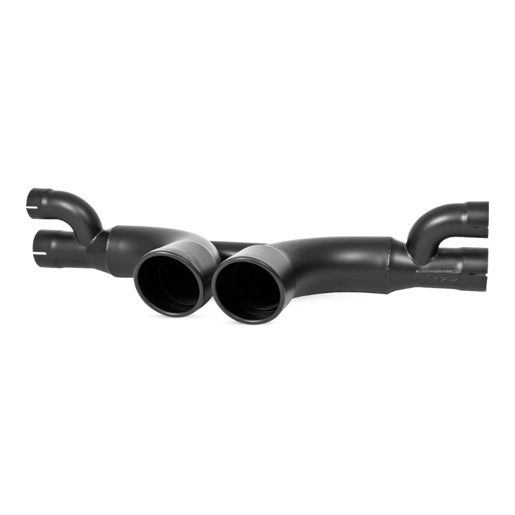 MBRP S7607BLK Center Muffler Bypass (Black-Coated Aluminized Steel) for PORSCHE 911 GT3 / GT3RS (991) 2014-2019 Photo-0
