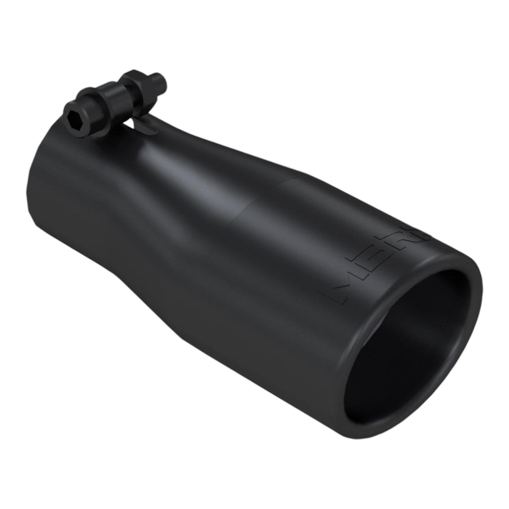 MBRP T5116BLK Exhaust Tip Armor BLK (Black Coated / 2.5" Inlet / 7" Length) Photo-0