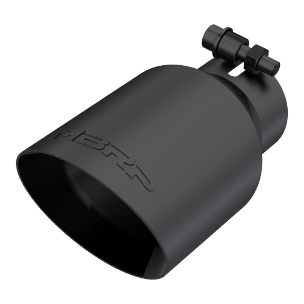 MBRP T5123BLK Exhaust Tip Armor BLK (Black Coated / 2.5" Inlet / 8" Length) Photo-0