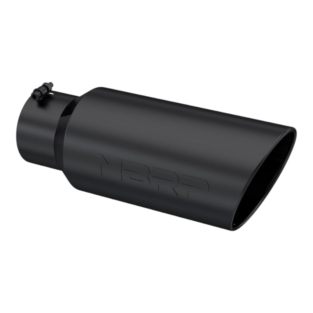 MBRP T5127BLK Exhaust Tip Armor BLK (Black Coated / 5" Inlet / 18" Length) Photo-0