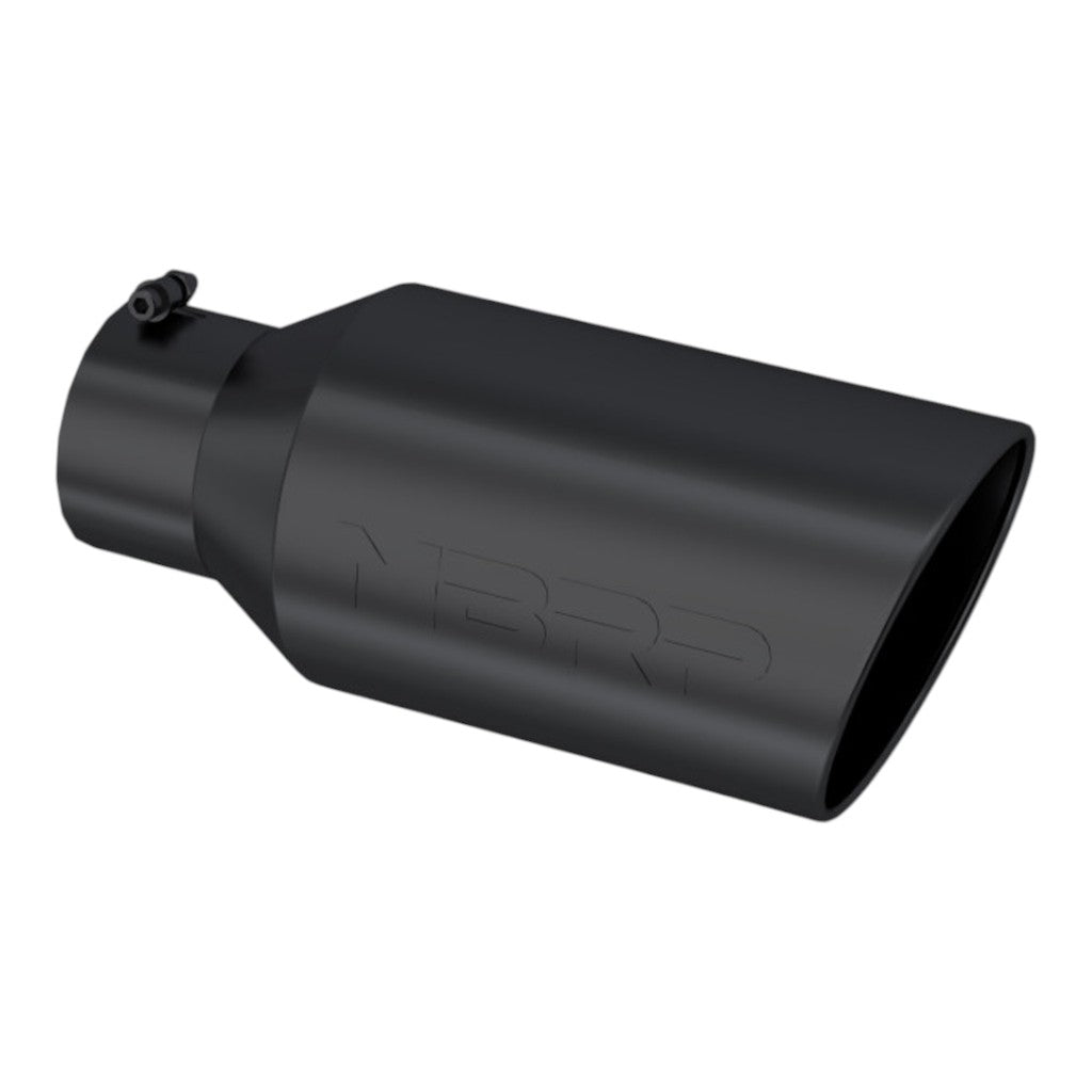 MBRP T5129BLK Exhaust Tip Armor BLK (Black Coated / 5" Inlet / 18" Length) Photo-0
