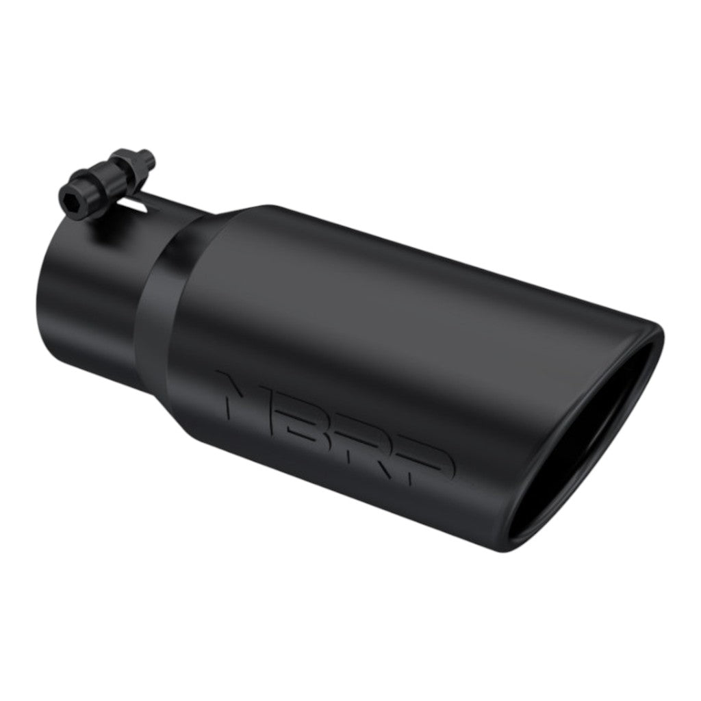 MBRP T5155BLK Exhaust Tip Armor BLK (Black Coated / 3" Inlet / 10" Length) Photo-0