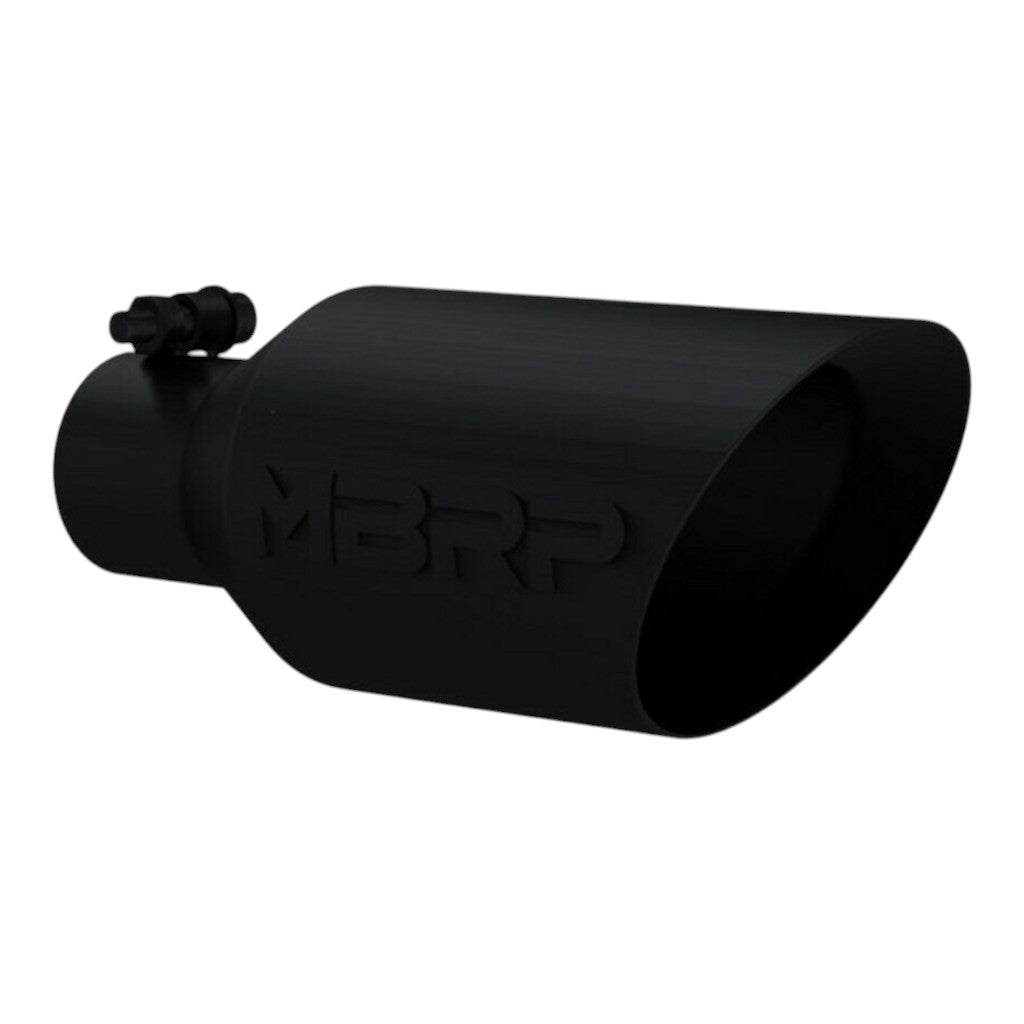 MBRP T5161BLK Exhaust Tip Armor BLK (Black Coated / 2.5" Inlet / 11" Length) Photo-0