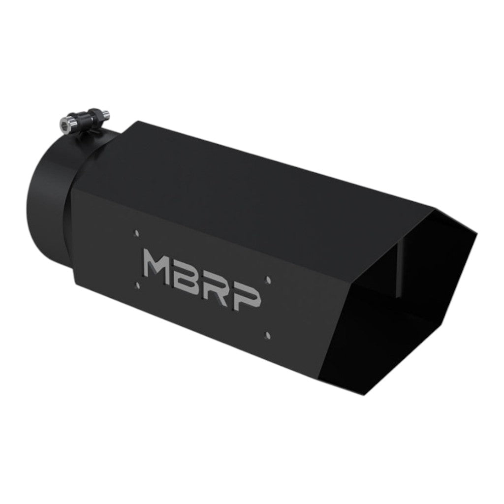 MBRP T5166BLK Exhaust Tip Armor BLK (Black Coated / 5" Inlet / 16" Length) Photo-0