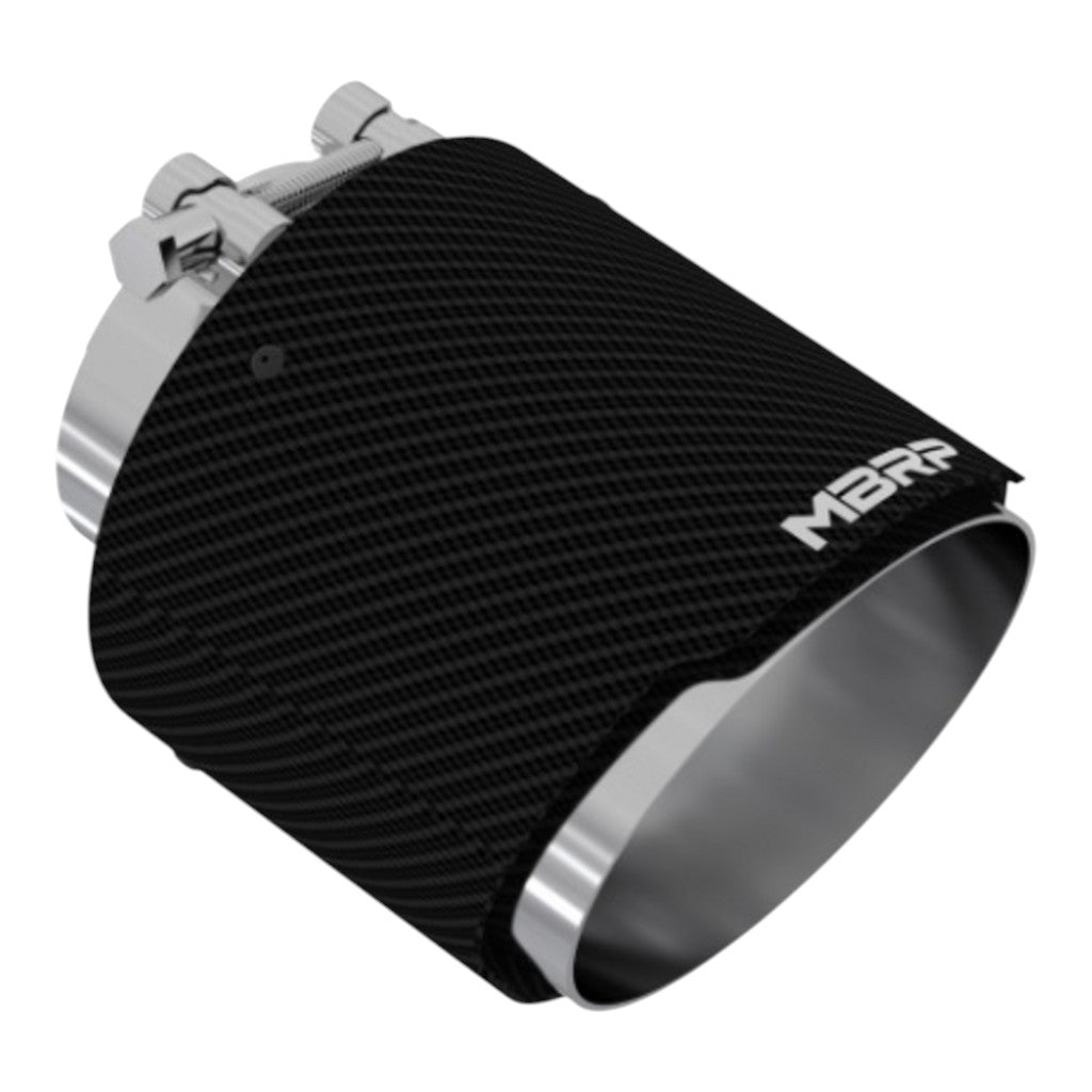 MBRP T5184CF Exhaust Tip (Carbon / 3" Inlet / 6.13" Length) Photo-0
