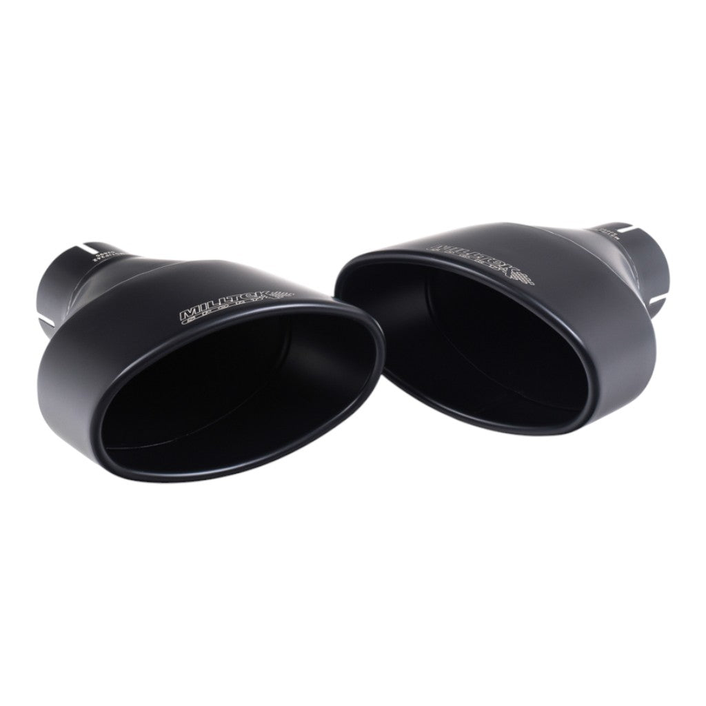 MILLTEK SSXAU1002 Cat-Back Exhaust, 2.76" (Cerakote Black Trims) for AUDI RS5 Sportback (B9.5) Non-OPF 2019- Photo-1