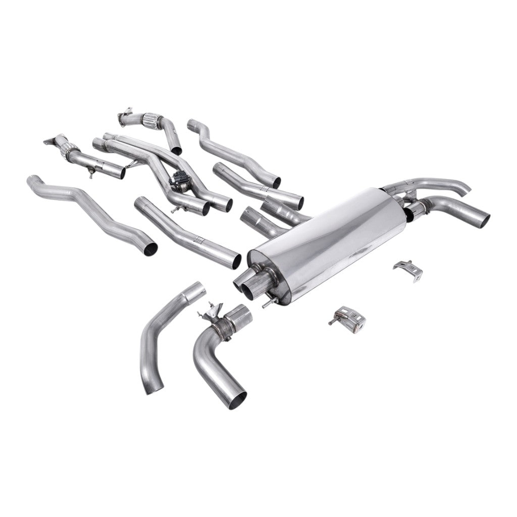 MILLTEK SSXAU1025 Cat-Back Exhaust, 3" for AUDI SQ7 4.0 2020- Photo-0
