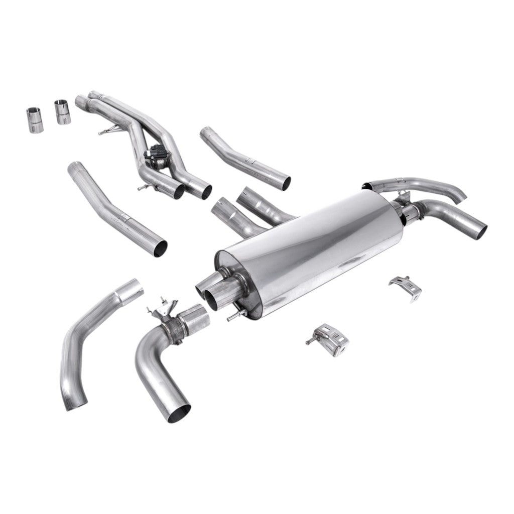 MILLTEK SSXAU1027 Front Pipe-Back Exhaust, 3" for AUDI SQ7 4.0 / SQ8 4.0 2020- Photo-0