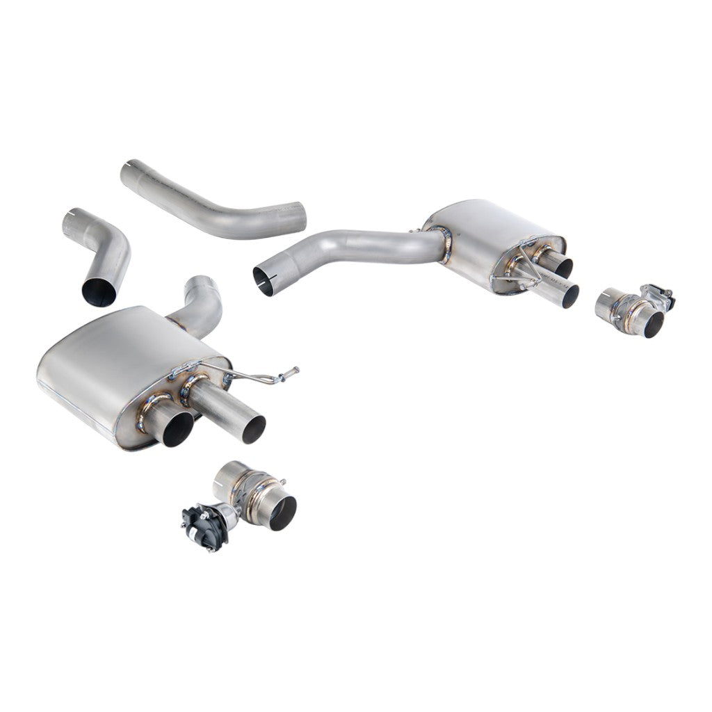 MILLTEK SSXAU1048 Upgrade Kit to Signature Series Titanium Axle-Back for AUDI RS6 / RS7 (C8) 2019- Photo-0