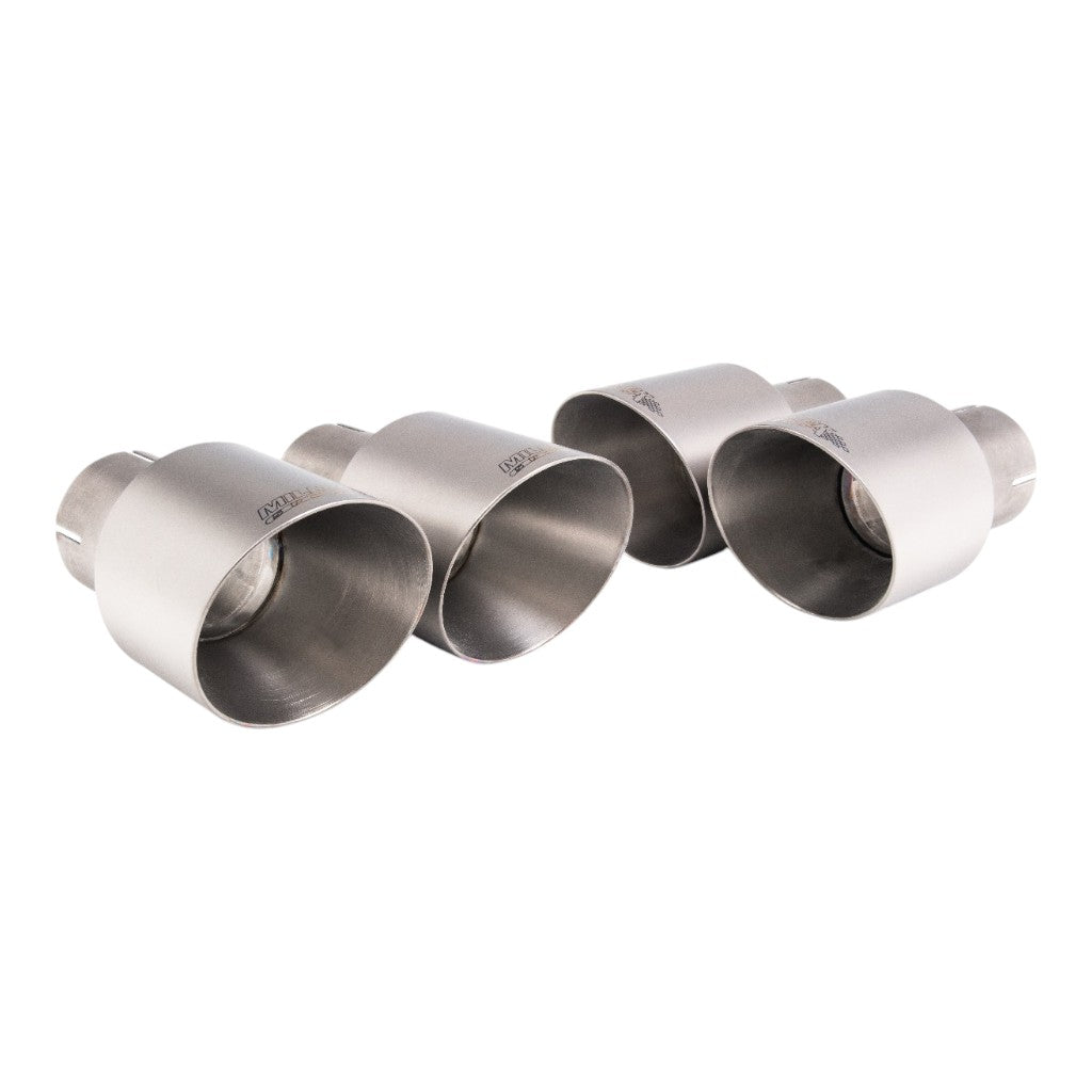 MILLTEK SSXAU1151 Cat-Back Exhaust, 2.5'' (Quad GT-100 Titanium Trims) for AUDI S5 Coupe RHD (B9) 2017- Photo-1
