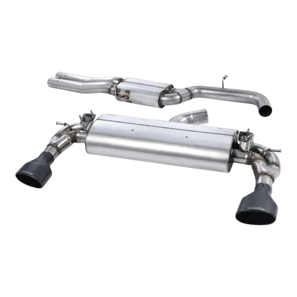 MILLTEK SSXAU968 Cat-Back Exhaust, 3.15" (Cerakote Black Trims) for AUDI RS3 Sportback (8V) 2015–2017 Photo-0