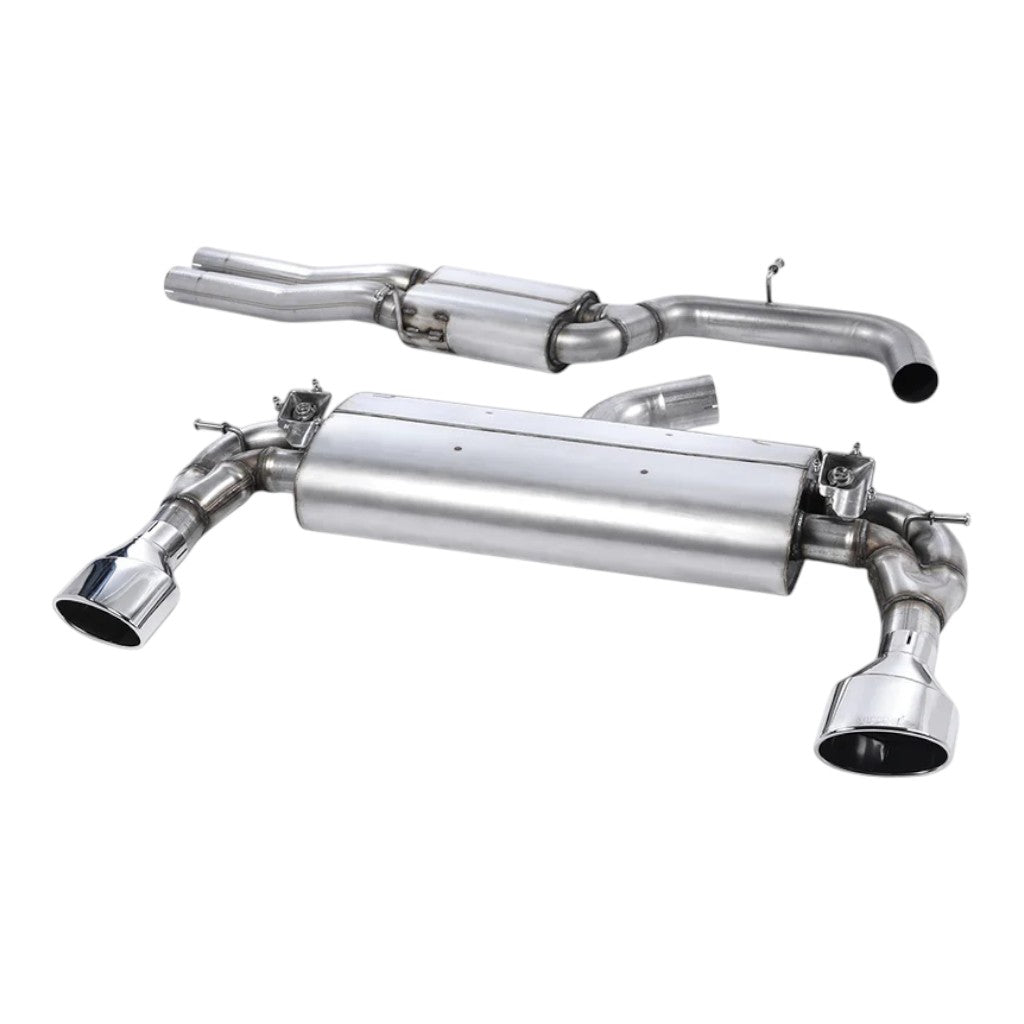 MILLTEK SSXAU969 Cat-Back Exhaust, 3.15" (Polished Trims) for AUDI RS3 Sportback (8V) 2015–2017 Photo-0