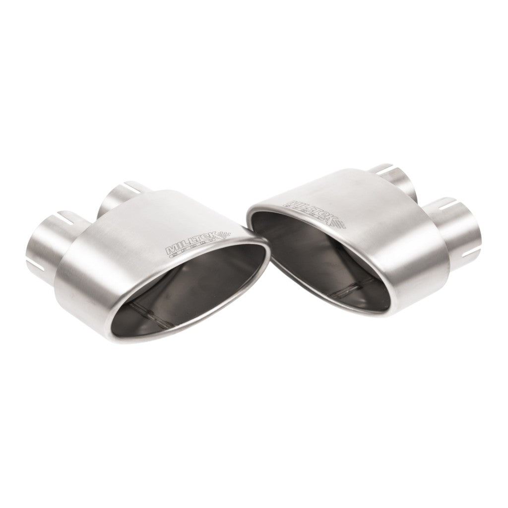 MILLTEK SSXAU992 Cat-Back Exhaust, 2.76" (Titanium Trims) for AUDI RS5 Coupe (B9.5) Non OPF 2019- Photo-1