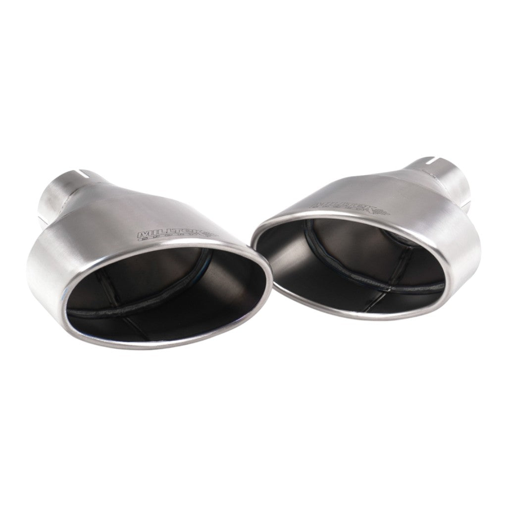 MILLTEK SSXAU994 Cat-Back Exhaust, 2.76" (Titanium Trims) for AUDI RS5 Coupe (B9.5) Non OPF 2019- Photo-1