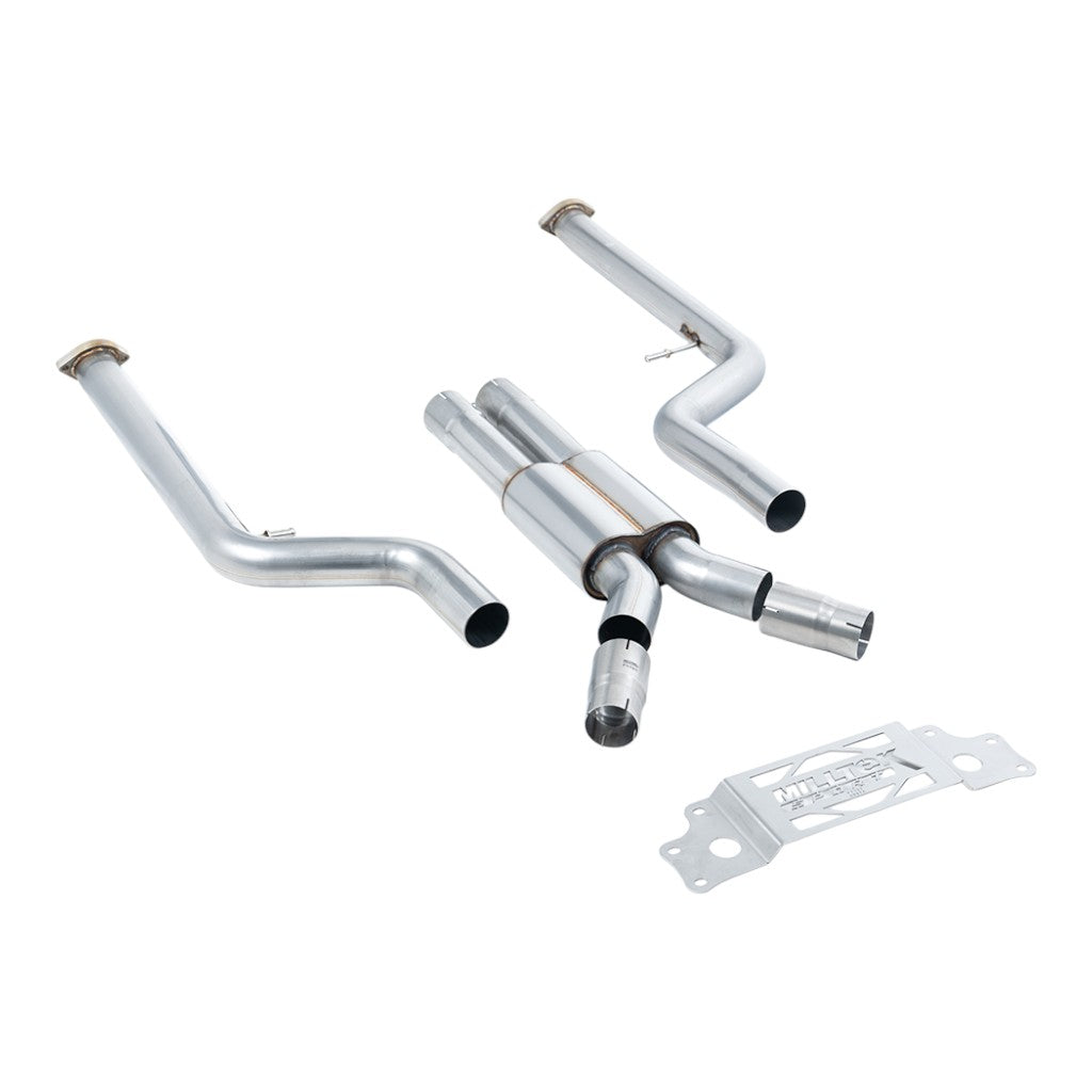 MILLTEK SSXBM1300 Secondary Cat Bypass System, 3" for BMW M2 (G87) Non-OPF/GPF Photo-0