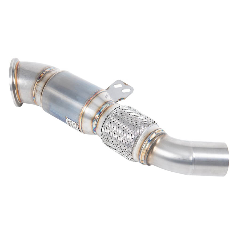 MILLTEK SSXBM1322 Downpipe, 3.54" (with Race Cat, 100 CPSI) for BMW M140i (F20 / F21) / M240i (F22) Photo-0