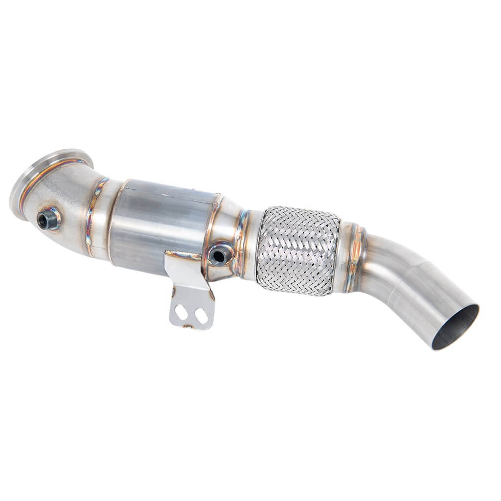 MILLTEK SSXBM1322 Downpipe, 3.54" (with Race Cat, 100 CPSI) for BMW M140i (F20 / F21) / M240i (F22) Photo-1