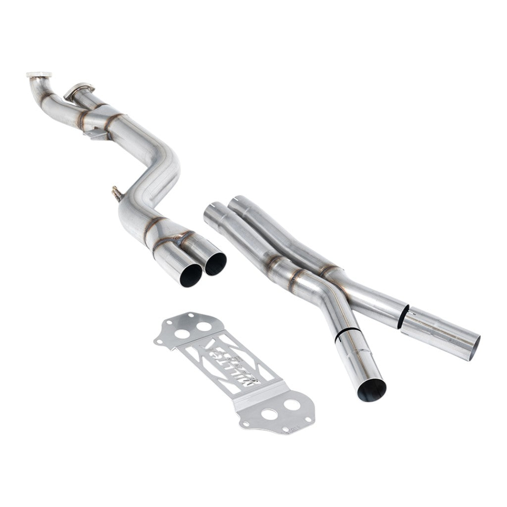 MILLTEK SSXBM1338 OPF/GPF Bypass System, 4" for BMW M3 (G80 / G81) / M4 (G82) Photo-0