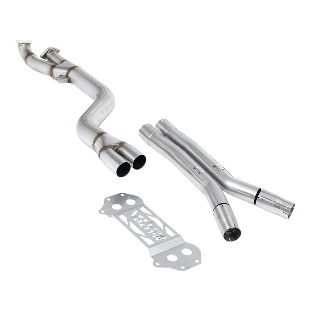 MILLTEK SSXBM1339 Secondary Cat Bypass System, 4" for BMW M3 (G80 / G81) / M4 (G82) Photo-0