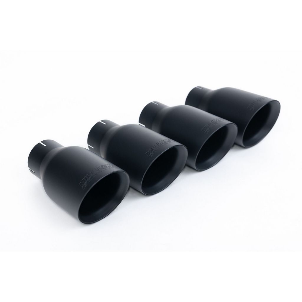 MILLTEK SSXCH002 Cat-Back Exhaust System With Cerakote Black Tips for CHEVROLET Corvette (C8) 6.2L V8 Stingray Photo-1