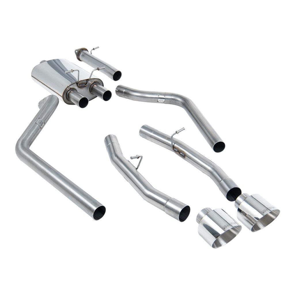 MILLTEK SSXDOD106 Cat-Back Exhaust, 3" (Polished Tips) for RAM 1500 5.7L 2019-2024 Photo-0