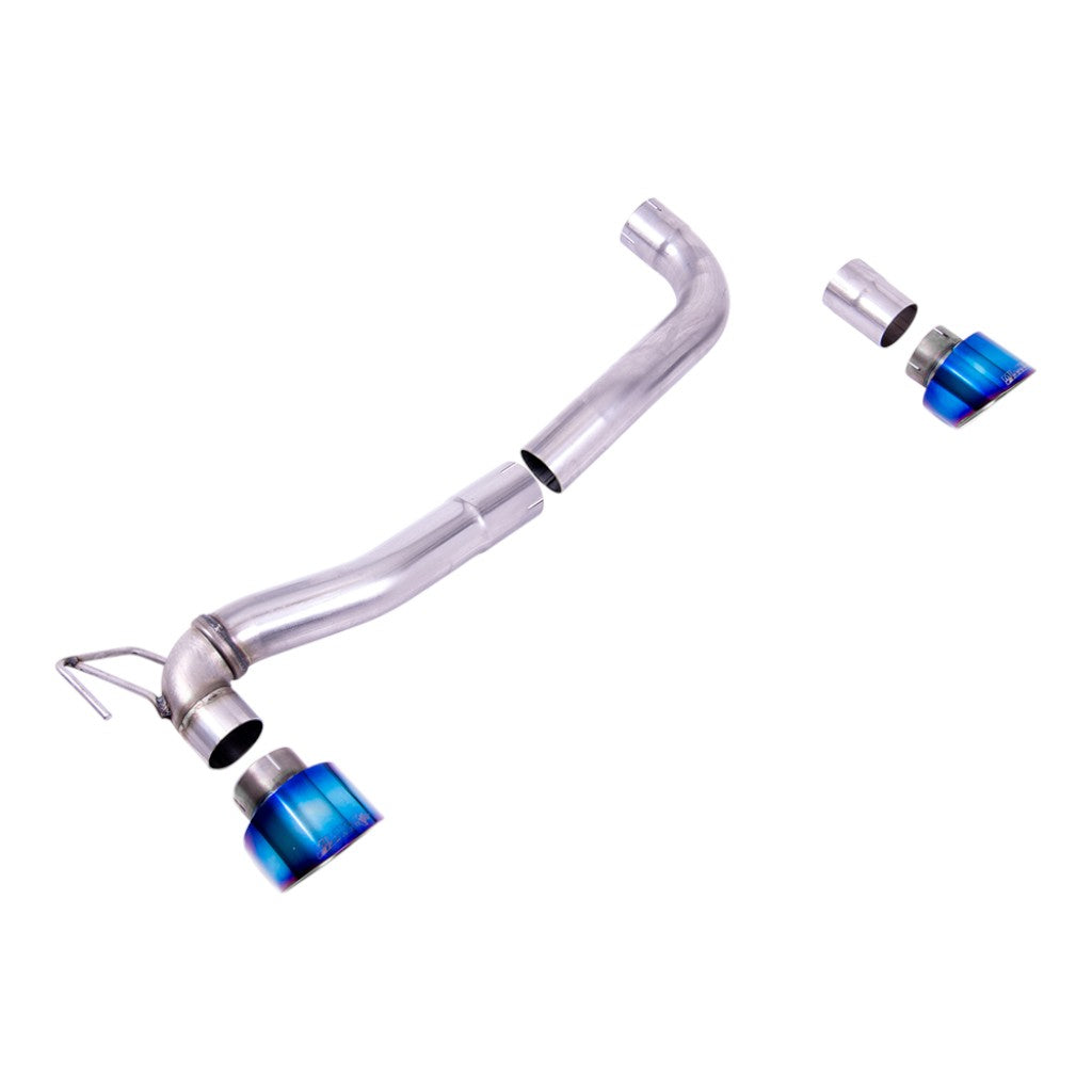 MILLTEK SSXFD363 Dual Outlet Upgrade Kit Maxton, 2.76" (Burnt Titanium GT-100 Trims) for FORD Fiesta ST 1.5 EcoBoost (MK8 / MK8.5) 2018- Photo-0