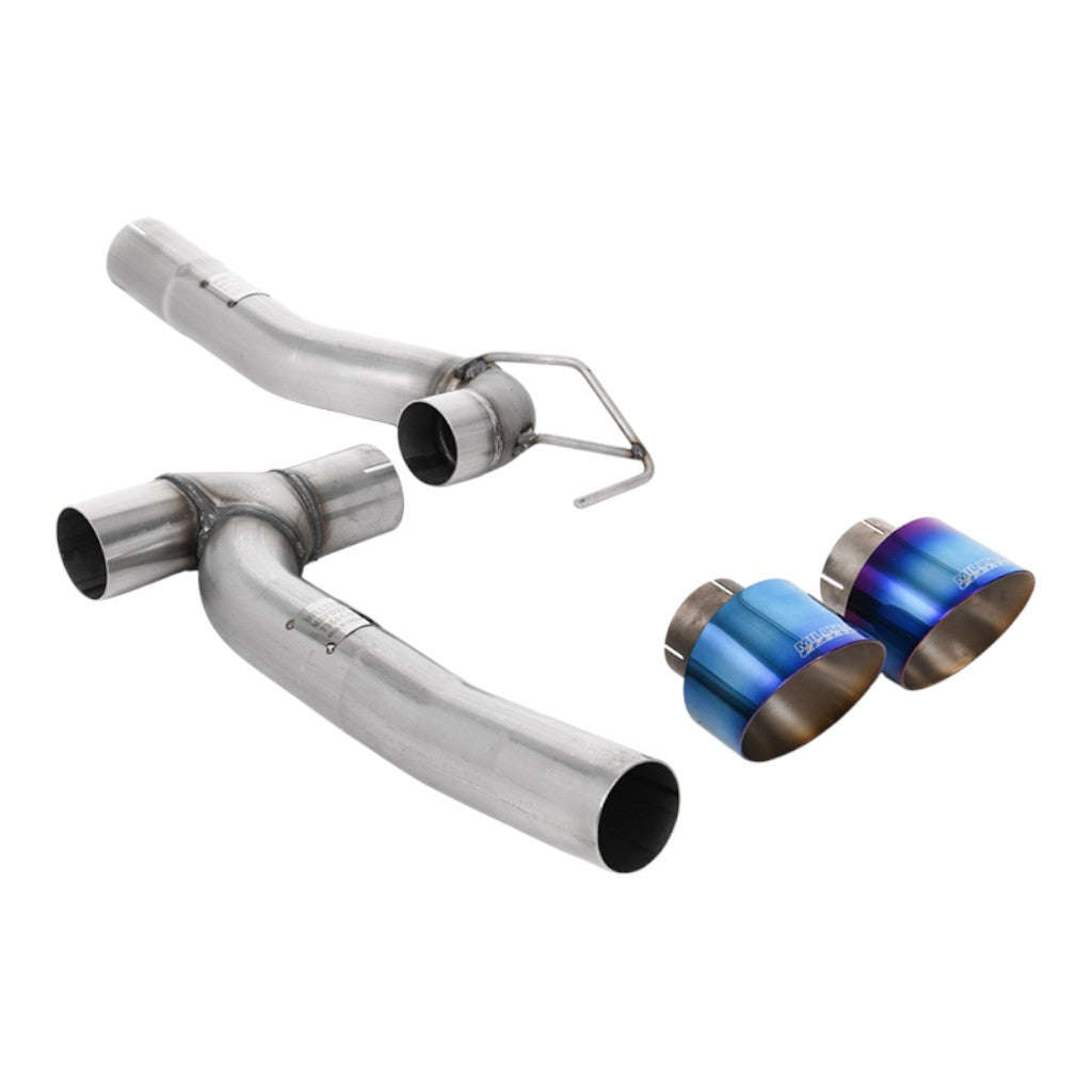MILLTEK SSXFD382 Upgrade Kit for Milltek Cat-Back (Blue Titanium GT-100 Trims) for FORD Fiesta ST-Line 1.0T EcoBoost (MK8) 2017- Photo-0