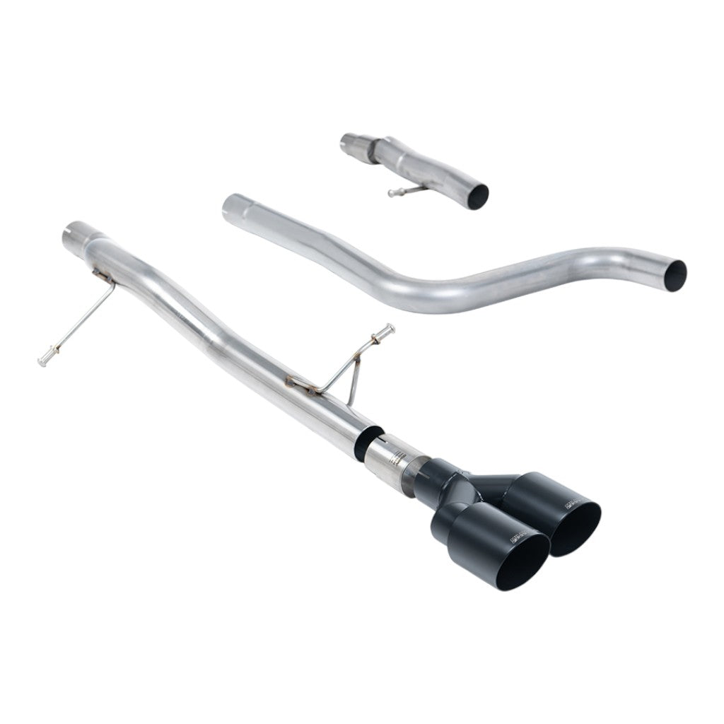 MILLTEK SSXFD402 Filter-Back Exhaust, 2.37" (Cerakote Black GT-90 Trims) for FORD Fiesta ST-Line 155ps Hybrid OPF/GPF 2020- Photo-0