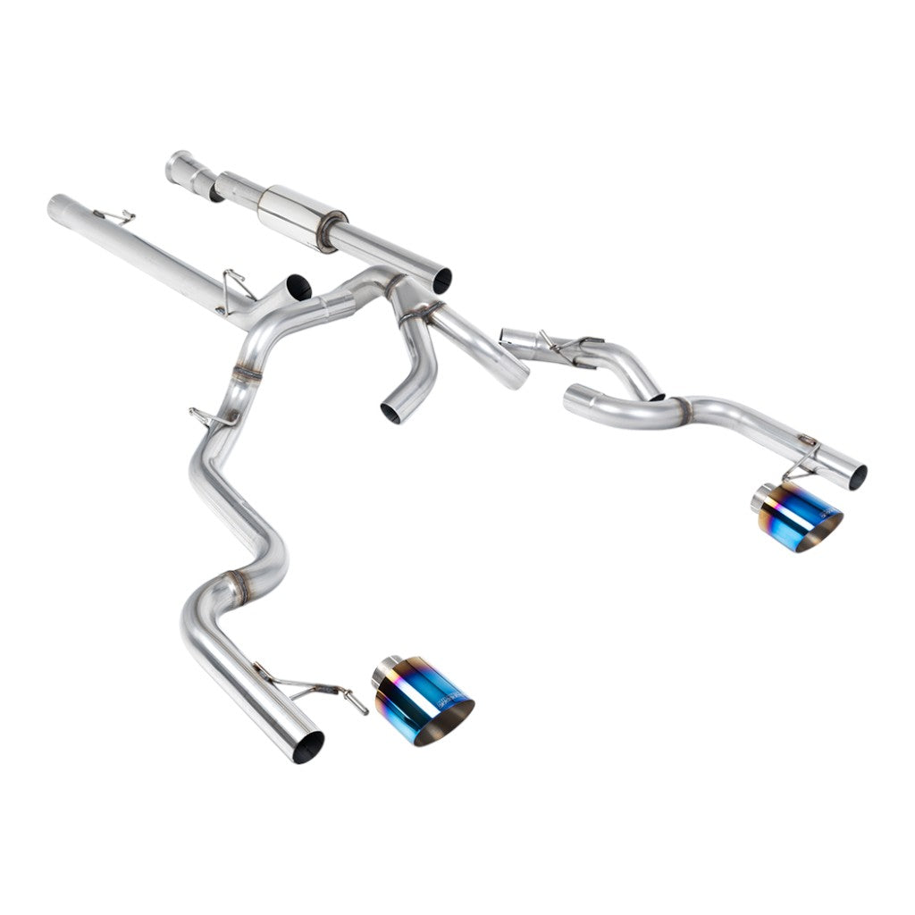 MILLTEK SSXFD503 Cat-Back Exhaust, 3" (Burnt Titanium GT-115 Tips) for FORD F-150 Tremor 5.0 V8 2021- Photo-0