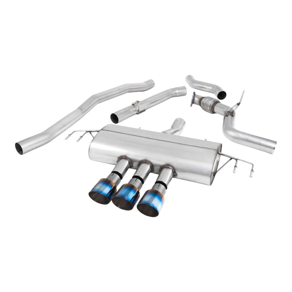MILLTEK SSXHO262 Cat-Back Exhaust, 3" (Titanium GT-100 Trims) for HONDA Civic (FK7) Non-OPF/GPF 2015- Photo-0