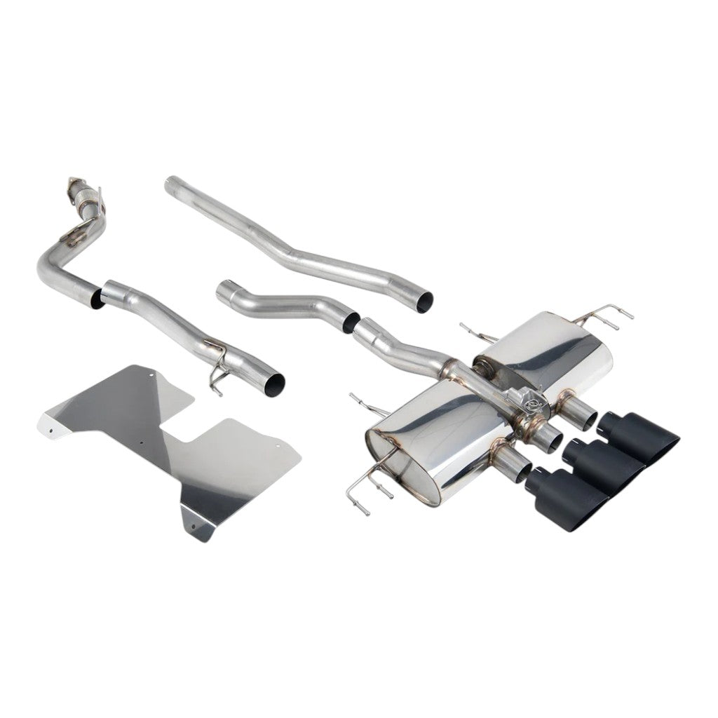 MILLTEK SSXHO301 Cat-Back Exhaust, 3" (Cerakote Black GT-115 Trims) for HONDA Civic Type R (FL5) 2022- Photo-0