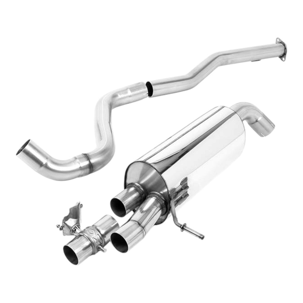 MILLTEK SSXHY154 Filter-Back Exhaust, 2.76" (Cerakote Black GT-90 Trims) for HYUNDAI i20 N OPF/GPF 2021- Photo-0