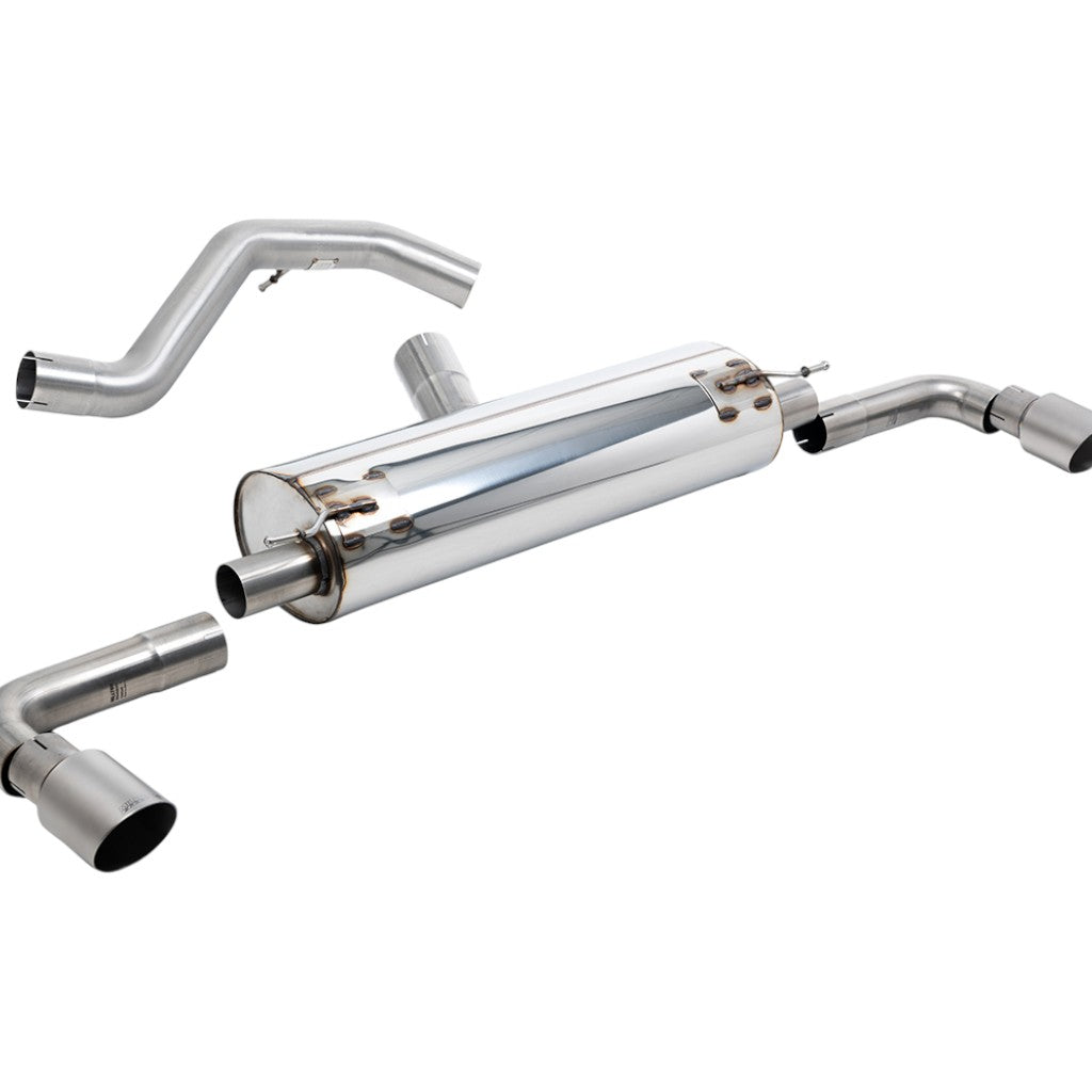 MILLTEK SSXINE108 Filter-Back Exhaust, 3" (Brushed Titanium GT-90 Tips) for INEOS Grenadier 2023- Photo-0