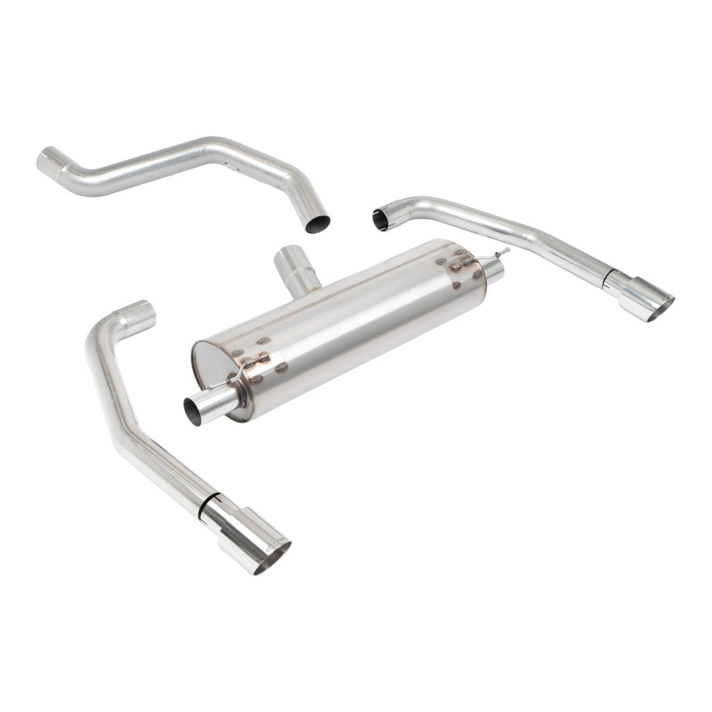 MILLTEK SSXINE122 Filter-Back Exhaust, 2.76'' (GT-90 Polished Tips) for INEOS Quartermaster 3.0 (B58) 2024- Photo-0