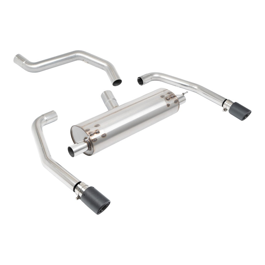 MILLTEK SSXINE128 Filter-Back Exhaust, 2.76'' (JET-90 Carbon Tips) for INEOS Quartermaster 3.0 (B58) 2024- Photo-0