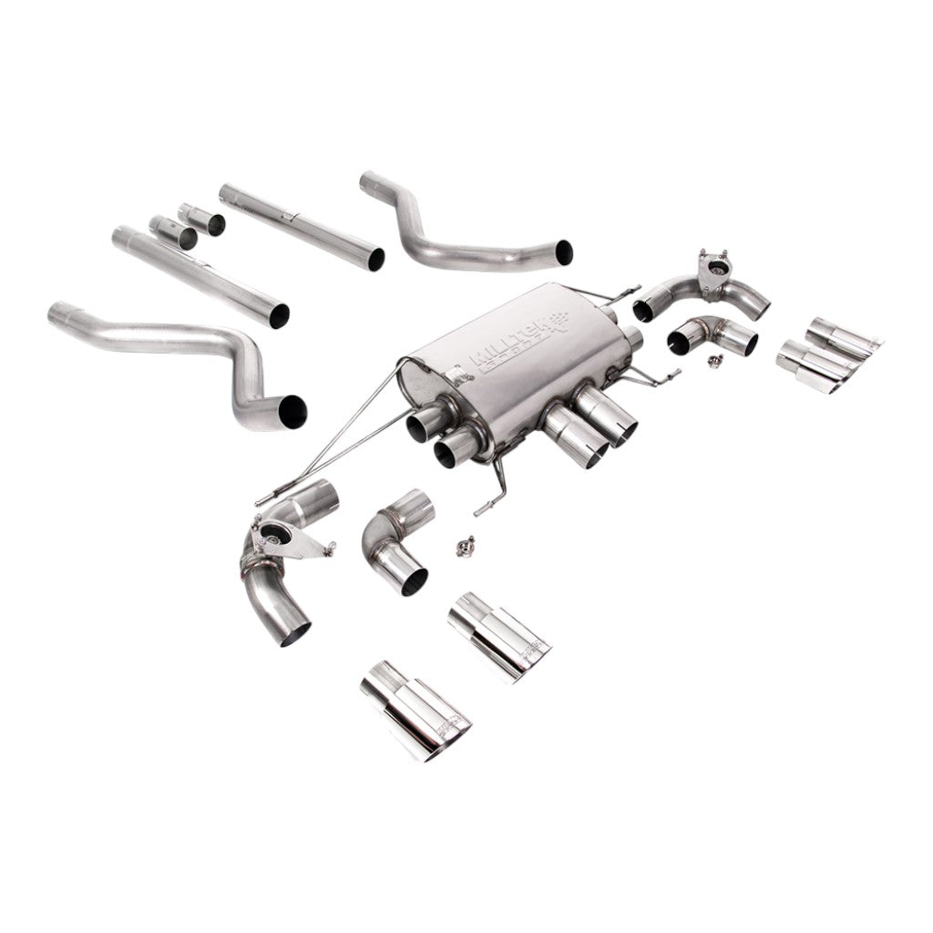 MILLTEK SSXLR115 Filter-Back Exhaust, 2.76" (Polished GT-90 Trims) for LAND ROVER Defender 90 P525 OPF/GPF 2021- Photo-0