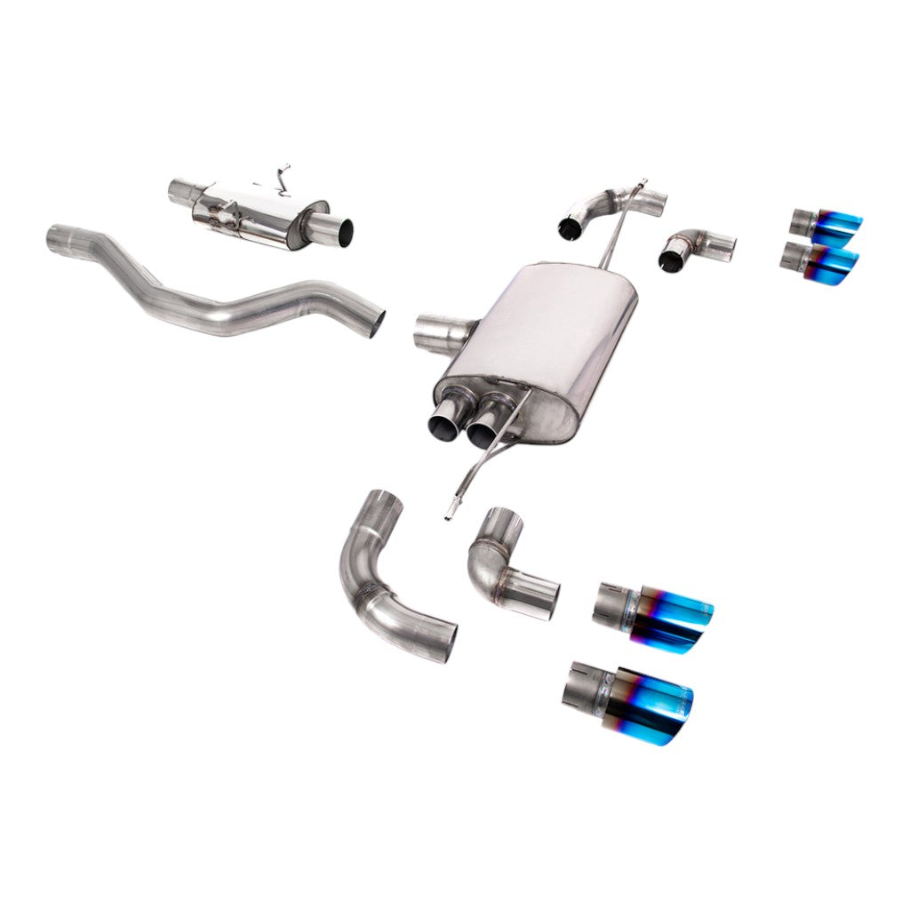 MILLTEK SSXLR143 Filter-Back Exhaust, 3" (Burnt Titanium GT-90 Trims) for LAND ROVER Defender 90 P300 / P400e 2020- Photo-0