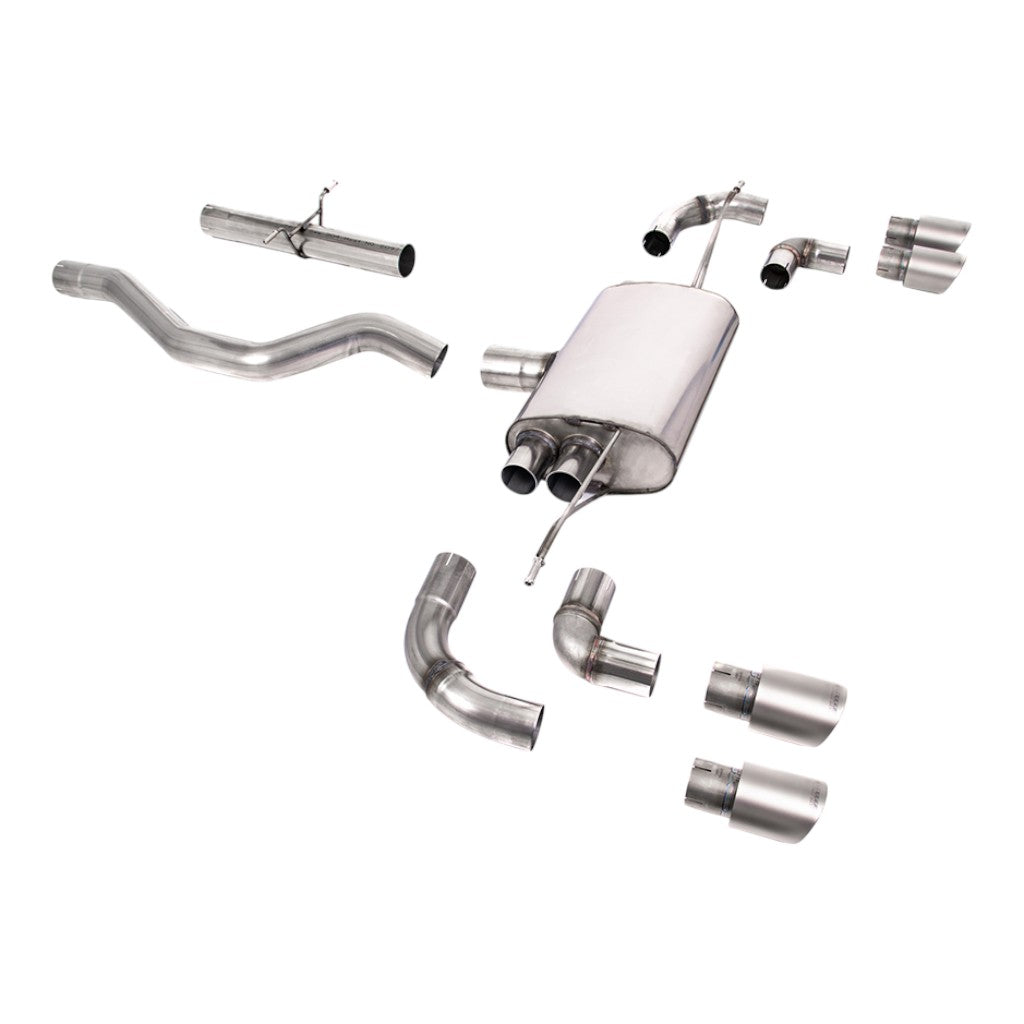 MILLTEK SSXLR157 Filter-Back Exhaust, 3" (Titanium GT-90 Trims) for LAND ROVER Defender 90 P400 2020- Photo-0