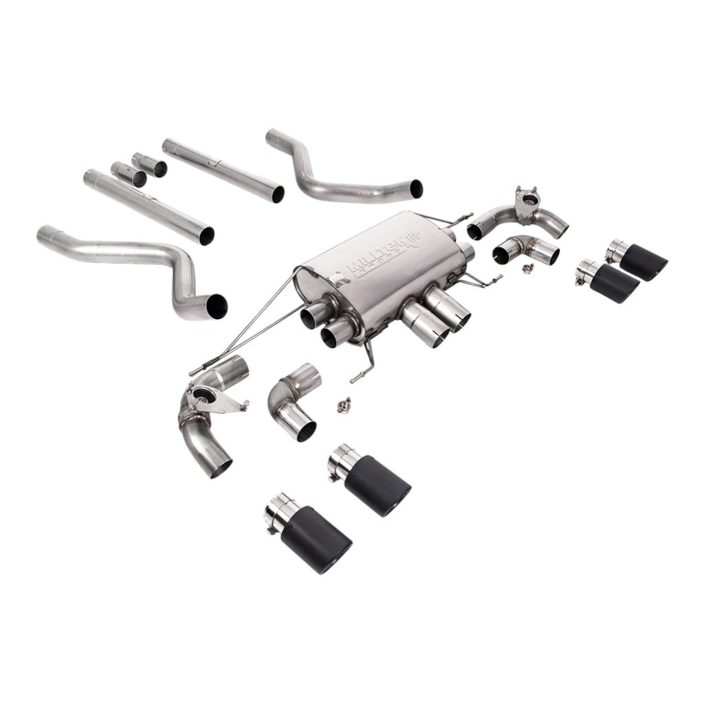 MILLTEK SSXLR177 Cat-Back Exhaust, 2.76" (Carbon JET-90 Trims) for LAND ROVER Defender 90 P525 Non-OPF/GPF 2021- Photo-0