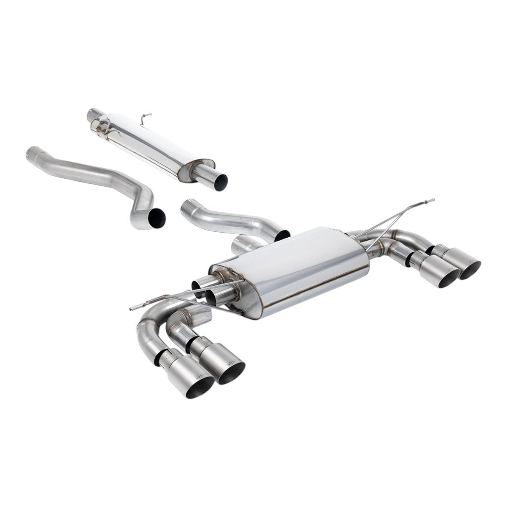 MILLTEK SSXLR206 Filter-Back Exhaust with GT-90 Titanium Trims for LAND ROVER Defender 130 P400 (L663) Photo-0