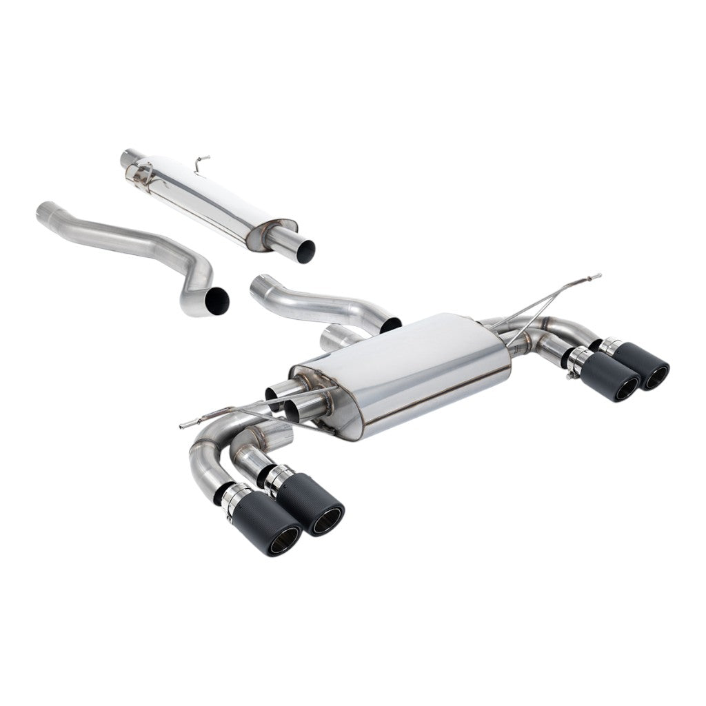 MILLTEK SSXLR208 Filter-Back Exhaust with Jet-90 Carbon Trims for LAND ROVER Defender 130 P400 (L663) Photo-0