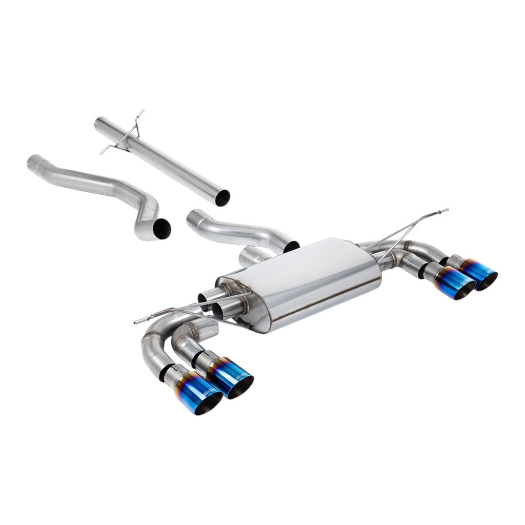 MILLTEK SSXLR212 Filter-Back Exhaust with GT-90 Burnt Titanium Trims for LAND ROVER Defender 130 P400 (L663) Photo-0